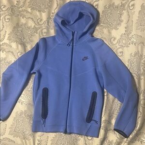 Like new Nike Tech  Light Blue Hooded Sweatshirt